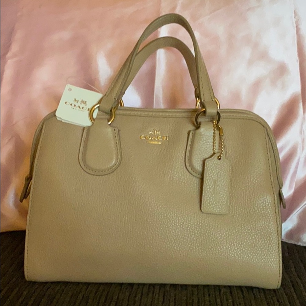 NWT Cream Coach Crossbody